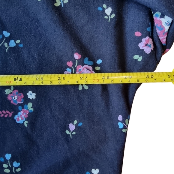 Disney Minnie Mouse 2X Floral Cropped Hooded Sweatshirt - Picture 6 of 10